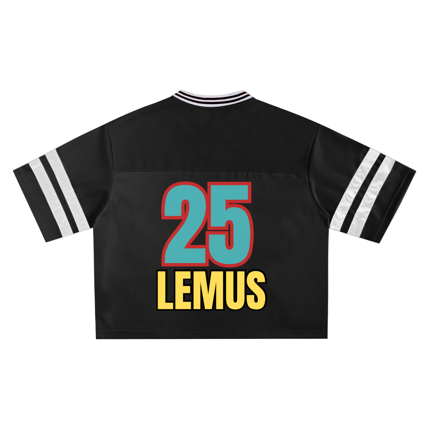 Taped Mesh Boxy T-shirt