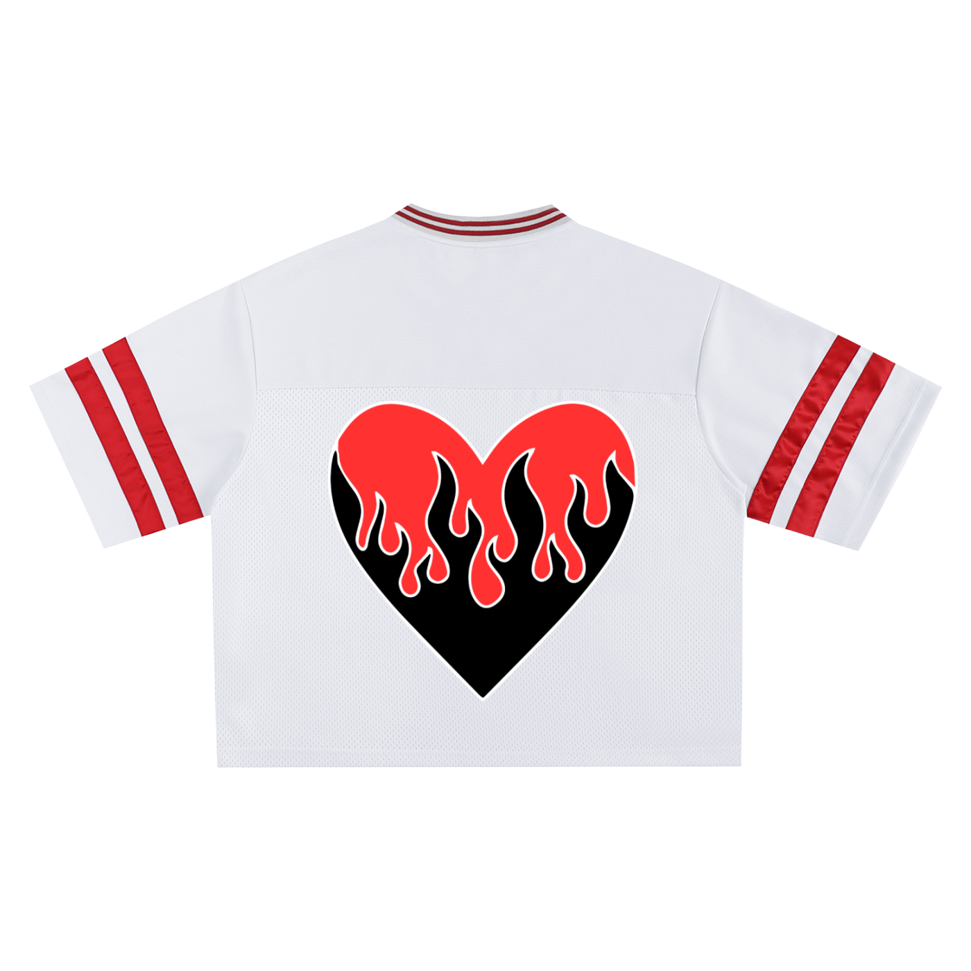 Taped Mesh Boxy T-shirt