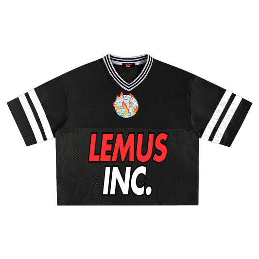 Taped Mesh Boxy T-shirt