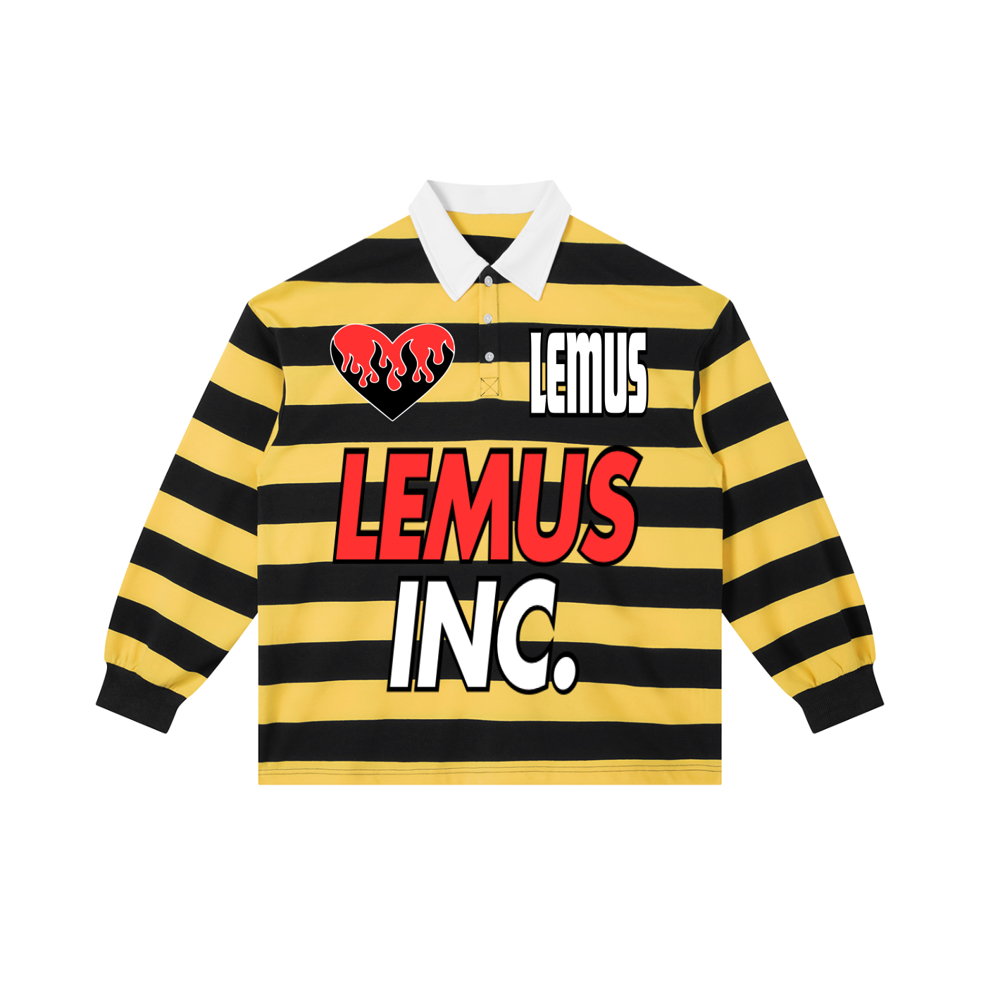 Color Block Stripe Polo Shirt