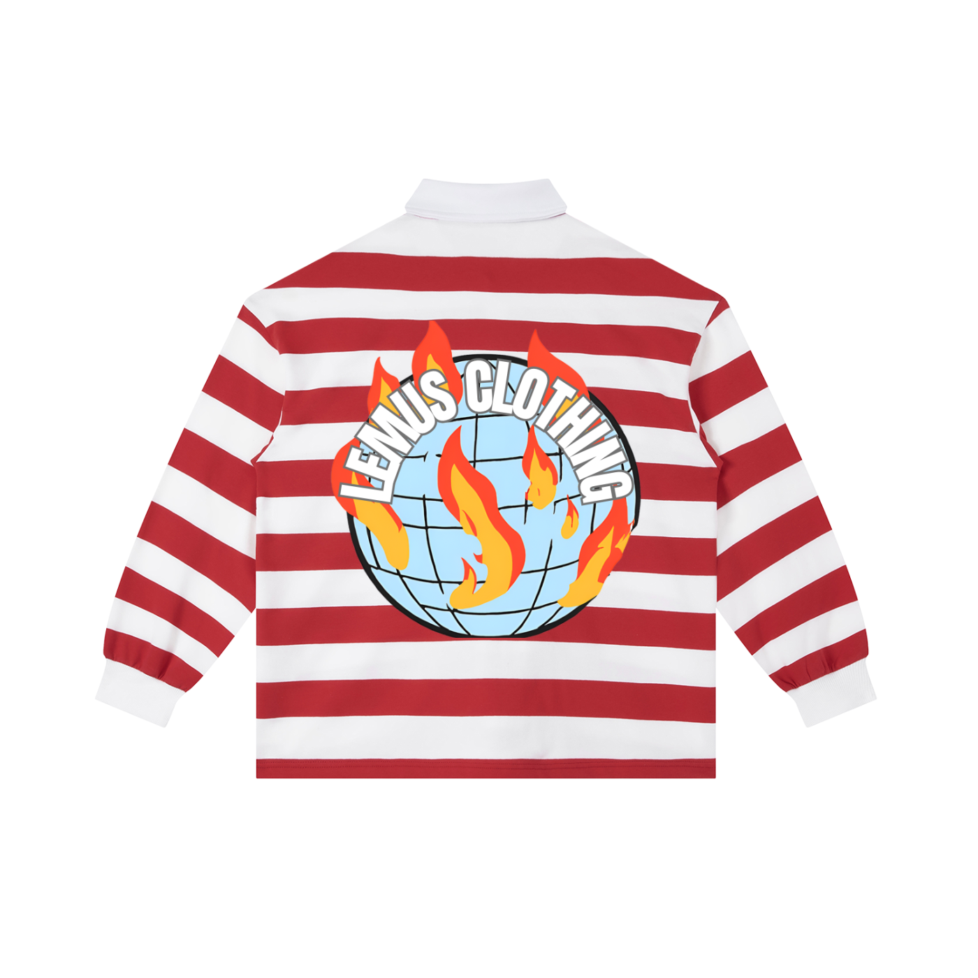 Color Block Stripe Polo Shirt