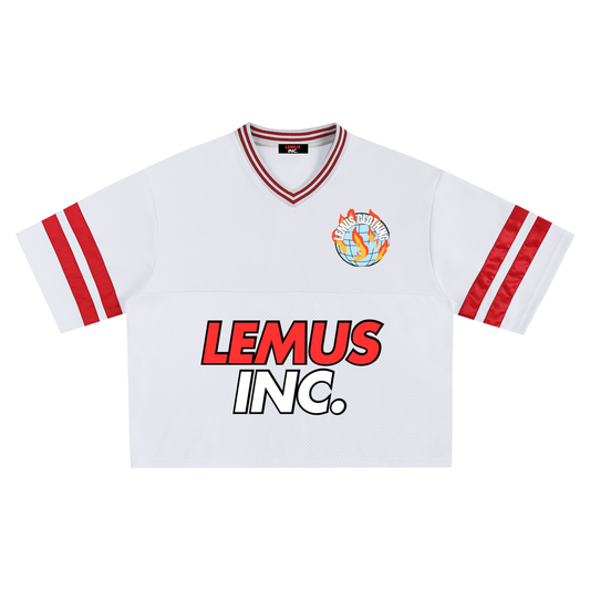 Taped Mesh Boxy T-shirt