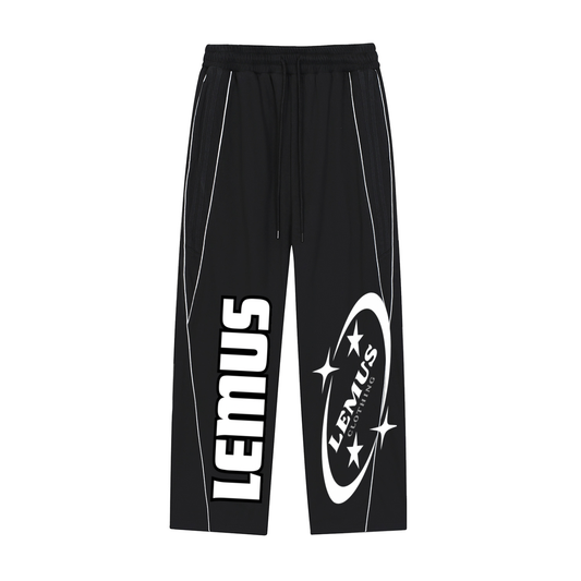 Reflection Striped Straight-Leg Sweatpants